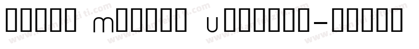 极影毁片圆 Medium Undefin字体转换